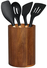 Load image into Gallery viewer, Acacia wood Utensil Holder