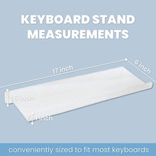 Load image into Gallery viewer, Acrylic Monitor & Keyboard Stand