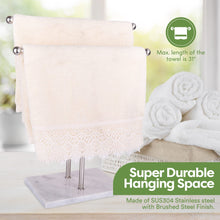 Load image into Gallery viewer, Marble Hand Towel Holder Double Rod