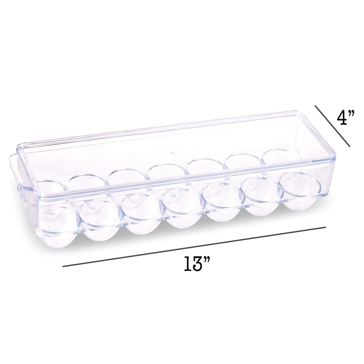 Homeries Stackable Egg Tray Holder (Holds 12 Eggs) for Refrigerator