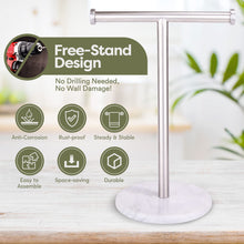 Load image into Gallery viewer, Marble Hand Towel Holder Double Rod
