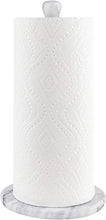 Load image into Gallery viewer, Marble Paper Towel Holder White