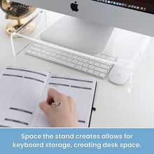 Load image into Gallery viewer, Acrylic Monitor & Keyboard Stand