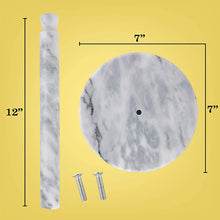Load image into Gallery viewer, Marble Paper Towel Holder White