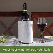 Load image into Gallery viewer, Marble Wine Chiller White