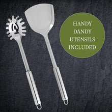 Load image into Gallery viewer, Carbon Steel Wok with 2 Spatulas & Wooden Lid