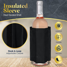Load image into Gallery viewer, Acacia wood Wine chiller with Sleeve