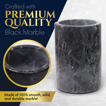 Load image into Gallery viewer, Homeries Marble Wine Chiller Bucket - Wine &amp; Champagne Cooler for Parties, Dinner – Keep Wine &amp; Beverages Cold – Holds Any 750ml Bottle - Ideal Gift for Wine Enthusiasts
