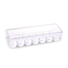 Load image into Gallery viewer, Homeries Stackable Egg Tray Holder (Holds 12 Eggs) for Refrigerator &amp; Kitchen - Dozen Eggs Storage Container &amp; Organizer with Lid – Protects &amp; Keeps Fresh - Portable Plastic Egg Carrier.