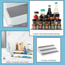 Load image into Gallery viewer, 3 Tier Spice Rack organizer for Cabinet