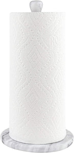 Marble Paper Towel Holder White
