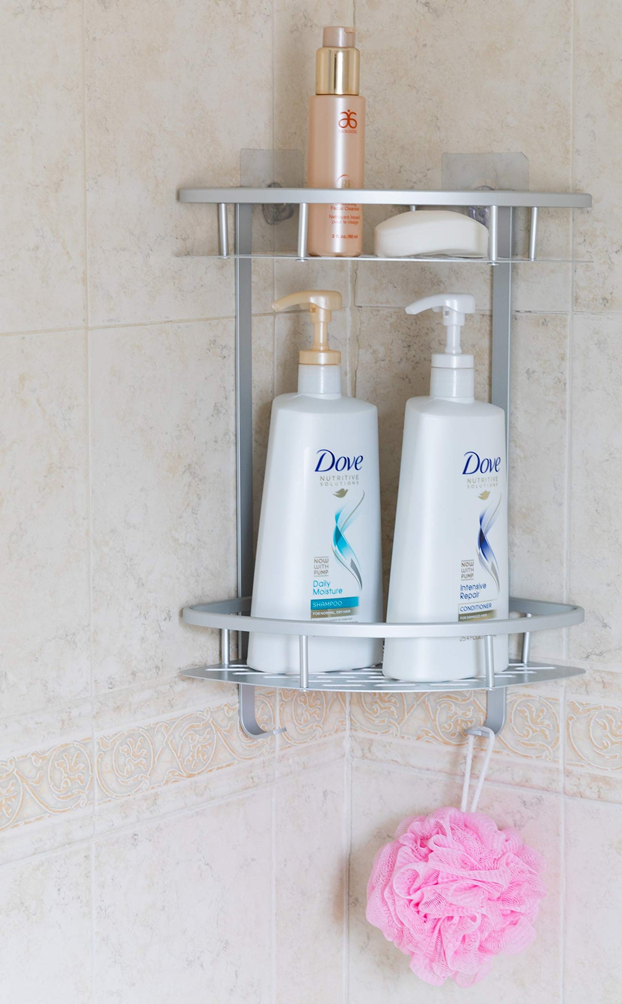4 Layers Bath Bathroom Shower Caddy Corner Soap Shampoo Holder Storage Rack  new