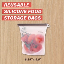 Load image into Gallery viewer, Homeries Reusable Silicone Food Storage bag